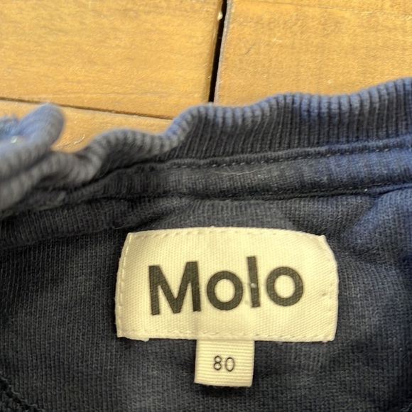Molo dines navy logo sweatshirt - Picture 3 of 5